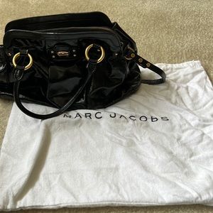 Marc Jacobs black patent purse